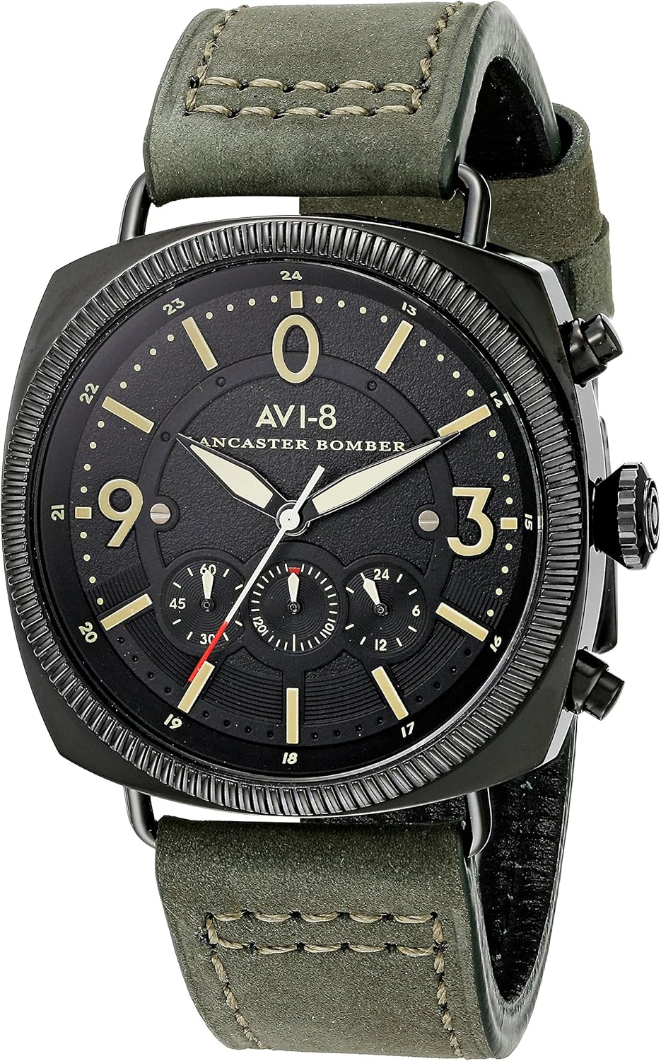 avi-8 mens av-4022-09 lancaster bomber analog display japanese